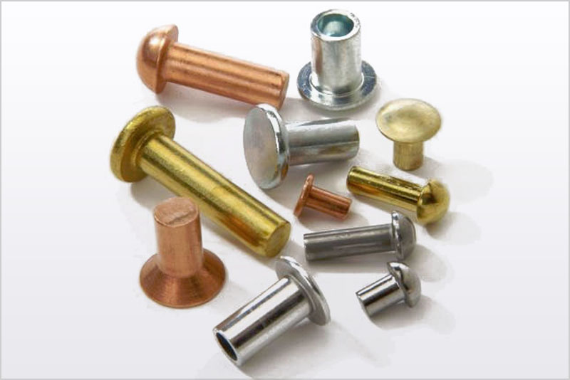 brass solid, hollow and semi hollow rivets